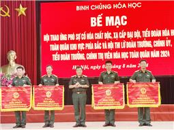 Sư đoàn 3 giành giải Nhất Hội thao ứng phó sự cố hóa chất độc, xạ toàn quân khu vực phía Bắc năm 2024.